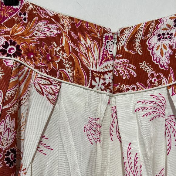 Anthropologie Pleated Ballon Floral Boho Pants Multicolor US 10 30"x26" - Picture 13 of 13
